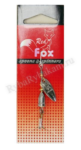 Блесна Red Fox Long вращающаяся 5191-1 серебро 4гр