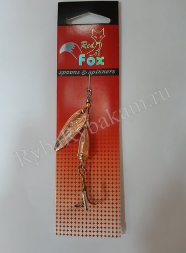 Блесна Red Fox Long вращающаяся 5191-4 медь 14гр