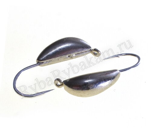 Мормышка вольфрамовая TAKEDO банан Wolf Pro Banana d 2,5 мм 0,4гр крючок №18 серебро 10 шт